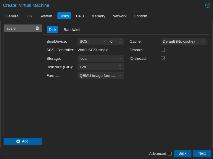 create virtual qcow2 drive